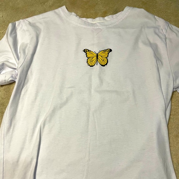Oversized Butterfly Logo Tshirt - Picture 1 of 1